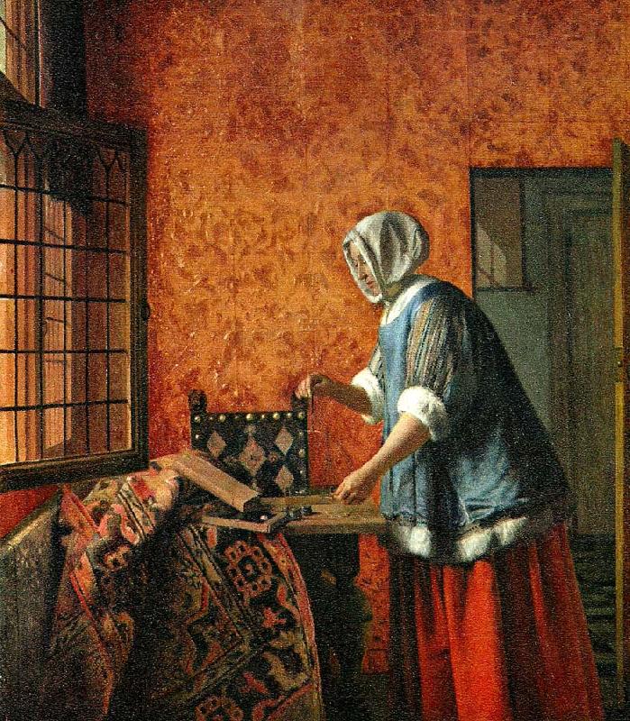 Pieter de Hooch guldvagerskan Germany oil painting art